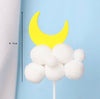 Cloud Cake Topper - Cloud Cake Decorations - Moon Cake Topper - Balloon Cake Topper - Baby Shower Kids Birthday Party Cake - Cupcake