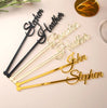 Personalized Drink Stirrer - Custom Name Stir Sticks - Swizzle Sticks - Cocktail Bar Accessories - Bachelorette Cocktail Picks - Party