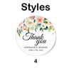 100 Pcs Custom Wedding Stickers - Personalized Wedding Labels - Customizable Floral Wedding Favors - Envelope Seals - Name Stickers