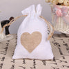 12 Pcs Burlap Pouch - Small Favour Bags - Bracelet Drawstring Bags - Wedding Favour - Kleine Jutebeutel Schmuck - Candy Goody Gift Bag