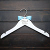 Custom Bride Hanger - Personalized Wooden Bridesmaid Hanger - Bridal Hanger from Groom Groomsmen - Gruccia Sposa e Sposo - Wedding Bridal