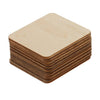 10 Pcs Basswood Blanks - Basswood Sheets Slices - Unfinished Wood Coaster - Wood Pieces for Crafts - Coaster Blanks for Carving