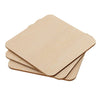 10 Pcs Basswood Blanks - Basswood Sheets Slices - Unfinished Wood Coaster - Wood Pieces for Crafts - Coaster Blanks for Carving