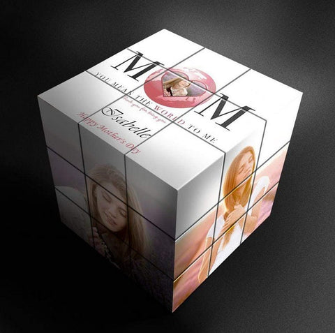 Custom Photo Cube - Personalized Cube - 3X3 - Design Your Own Custom Puzzle Gift - Made to Order