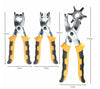 3 Pcs Eyelet Plier - ösenzange - Leather Hole Puncher - Revolving Rotary Hole Punch - Belt Hole Snap Pliers - Grommet Snap Button Pliers
