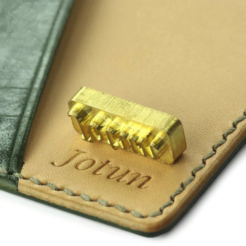 Custom Leather Stamp - Personalized Brass Iron Branding Stamp - Branding Iron Custom Logo Embossed Embosser Stamp - Carving Wood Stamp