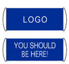 Custom Roll Up Handheld Banner - Personalized Hand Held Banner - Pop Up Shop Decor Display - Rollup Banner for Advertising - Custom Logo