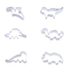 6 Pcs Dinosaur Cookie Cutter Set - Dino Sandwich Cutter - Biscuot Cutter - Biscuit Cutter - For Fondant Pastry Cooking Baking Supplies