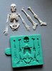 Skeleton Body Silicone Mold, Cake Mold, Chocolate Mold, Decoration Tools, Candle Plaster Silicone Mold, Polymer Clay, Resin Mold