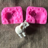 3D Elephant Silicone Mold - For Fondant Mousse Cake Chocolate Decoration Candle Plaster DIY Crafting Resin Moulds Soap Mold Polymer Clay