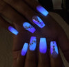 Glow in the Dark Nail Polish - Nail Glitter - Nail Supply Cosmetic Glitter - Nail Decals - Party Supplies