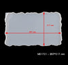 Silicone Tray Mold Resin Molds, Rectangle Fruit Tray Mold, Large Irregular Wave Agate Coaster Mold Big, Silicone Rolling Epoxy Resin Mould
