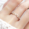 Custom Ring - Personalized Ring - Customized Name Ring for Women - Gift for Her Girlfriend Wife Mom - Birthday Anniversary Present Stackable