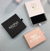 Custom Jewelry Boxes, Custom Logo, Personalized Paper Boxes, Small Packaging Boxes Drawer, For Earring Necklace Ring, Bulk Wholesale