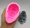 3D Skull Silicone Rose Flower Mold, Silicone Mold, Soap Mold, Candle Plaster Decoration Tools, Polymer Clay, Resin Mold, Cake Chocolate