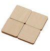 10 Pcs Basswood Blanks - Basswood Sheets Slices - Unfinished Wood Coaster - Wood Pieces for Crafts - Coaster Blanks for Carving