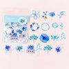 45 Pcs Flower Stickers for Scrapbooking - Color Diary Stickers - Bullet Journal Planner Book