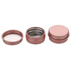 Cosmetic Empty Tins, Screw Top, Aluminum Tin Storage Jar Containers, Cosmetic Pot, Homemade Candles Creams Lip Balm Hand Butter Beard Wax