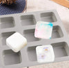 Soap Mold - 9 Cavities - Square Silicone Soap Mold - Plaster Mold Ice Mold Silicone Mold Chocolate Mold - Polymer Clay Resin Moulds