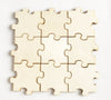 50 Blank Wooden Puzzle Pieces - Unfinished Wood Craft Puzzle - Mini DIY Puzzle - Create your Own Puzzle - Puzzle Holz Zum Bemalen Crafting