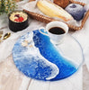 Silicone Tray Mold Resin Molds, Round Serving Tray Mold, Large Irregular Wave Agate Coaster Mold Big, Silicone Rolling Epoxy Resin Mould