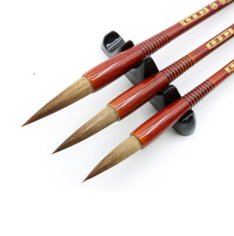 Premium Chinese Calligraphy Brush - Japanese Calligraphy Set - Paint Brush Paintbrush - Writing Brush - Wolf Hair Mandarin Traditional Brush