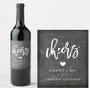20 Pcs Personalized Wedding Wine Bottle Labels, Custom Wine Bottle Labels for Wedding Parties Reception Engagement, Wedding Favor Decoration