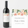 20 Pcs Custom Wine Bottle Labels for Wedding Parties Reception Engagement, Personalized Wedding Wine Bottle Labels, Wedding Favor Decoration