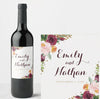 20 Pcs Custom Wine Bottle Labels for Wedding Reception Parties Engagement, Personalized Wedding Wine Bottle Labels, Wedding Favor Decoration