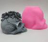 3D Skull Silicone Rose Flower Mold, Silicone Mold, Soap Mold, Candle Plaster Decoration Tools, Polymer Clay, Resin Mold, Cake Chocolate
