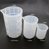 Measuring Cups Mold For Epoxy Resin, Reusable Silicone Antislip, 100ml, 350ml, 750ml, Resin Supply Tools, Mixture Glue Cups, Dispensing