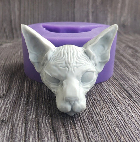 Sphynx Cat Mold - 3D Sphinx Cat Silicone Fondant Molds Cat Decorating Baking Tools Candle Soap Resin Clay Chocolate Candy Cupcake Mold Mould