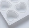 3D Heart Mold- 8 Cavities - Heart Soap Mold Molds Plaster Mold Ice Mold Chocolate Mold Heart Candle Mold - Resin Moulds - Polymer Clay