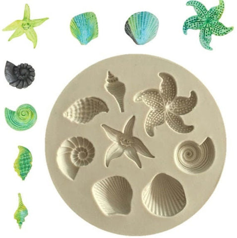 Sea Shell Mold, Baking Tool, Silicone Mold, Seashell Cake Mold, Chocolate Mold, Cupcake Decorations Tools