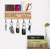 Custom Wood Key Hanger for Wall, Housewarming New Home Décor Gift for Wedding, Personalized Gifts for Couple Mr Mrs Key Ring Holder Hook