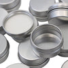 Cosmetic Empty Tins, Aluminum Tin Storage Jar Containers, Screw Top, Cosmetic Pot, Homemade Candles Creams Lip Balm Hand Butter Beard Wax