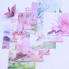 Pink Origami Paper - Assorted Washi Paper - Floral Yuzen Paper - Chiyogami Paper - Craft Art Folding DIY Project, Gift Idea - Scrapbook