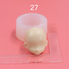 Baby Face Mold, DIY Doll Face Mold, Polymer Clay Face Mold, Silicone Epoxy Doll Head Mold, Cute Doll Face Molds, Doll Making Supplies