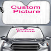 Personalized Windshield Cover Sunshade - Custom Car Sun Shade - Customizable with your Picture, Logo, Image, Text - Gift for Car Lovers