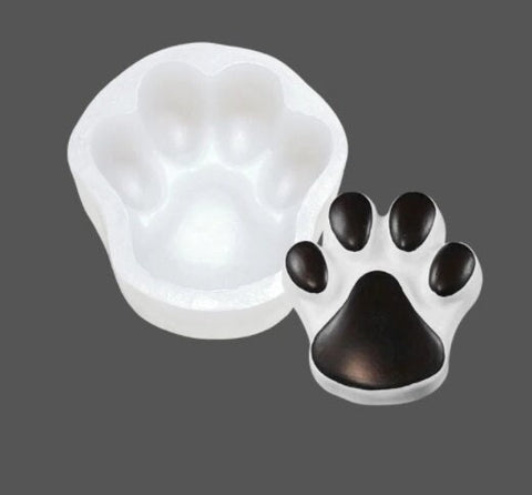 Dog Paw Resin Casting Mold DIY Large Pet Paw Silicone Mold for Epoxy Resin Crafts Home Art Crayons, Soap, Polymer Clay Crafts, Mould
