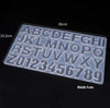Alphabet Silicone Mold - Epoxy Resin Mold - Initial Mold For Key Chains, Bangles, Bracelets, House Numbers Mold, Diy Resin, Crafts, Casting
