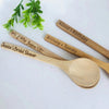 6 Pcs Custom Engraved Spoon, Personalized Wooden Spoon , Cooking Gift, Chef Gift, Kitchen Gadget, Wooden Spoon, Fathers day gift, Utensils