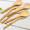 6 Pcs Custom Engraved Spoon, Personalized Wooden Spoon , Cooking Gift, Chef Gift, Kitchen Gadget, Wooden Spoon, Fathers day gift, Utensils