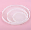 Round Coaster Mold, Resin Casting Molds, Silicone Epoxy Jewelry Pendant, Agate Making Mould Tool, Home DIY Accessory, Transparent Fluid