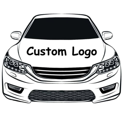 Custom Car Hood Cover - Large Size
