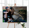 Custom Photo Wedding Welcome Sign - Personalized Wedding Sign - Wedding Signage - Wedding Decor - Bridal Shower Sign Printed Physical