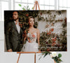 Custom Photo Wedding Welcome Sign - Personalized Wedding Sign - Wedding Signage - Wedding Decor - Bridal Shower Sign Printed Physical