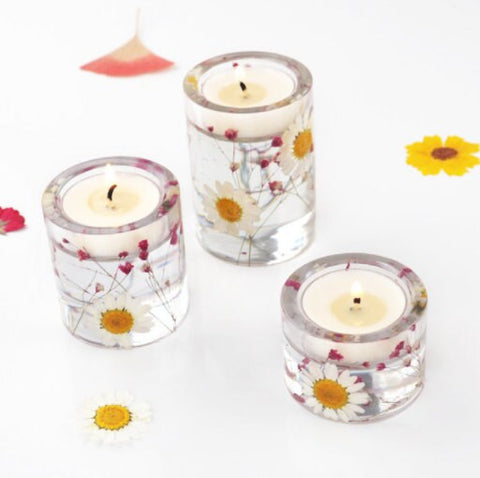 Round Candle Holder Mold - Epoxy Mold - Resin Mold - Silicone Round Cylinder Mold - Cube Hollow Soap Mold Mould - DIY Craft Supplies