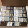 Wooden Letter Blocks, Alphabet Blocks, English Alphabet, Wood Name Blocks, Custom Letters Wooden Toy, Natural Nursery Home Decor