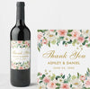 20 Pcs Custom Wedding Wine Bottle Labels, Personalized Wine Bottle Labels for Wedding Reception Parties Engagement, Wedding Favor Decoration